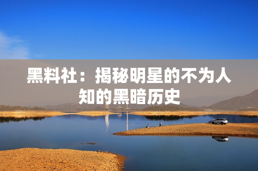 黑料社：揭秘明星的不为人知的黑暗历史