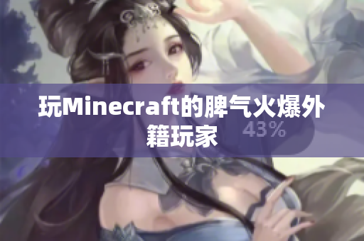 玩Minecraft的脾气火爆外籍玩家