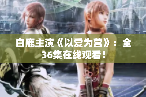 白鹿主演《以爱为营》：全36集在线观看！