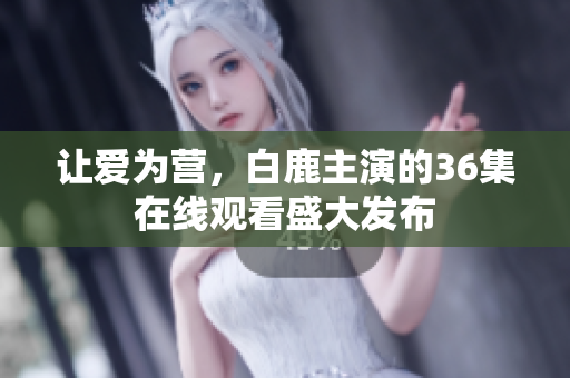 让爱为营，白鹿主演的36集在线观看盛大发布