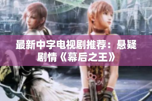 最新中字电视剧推荐：悬疑剧情《幕后之王》