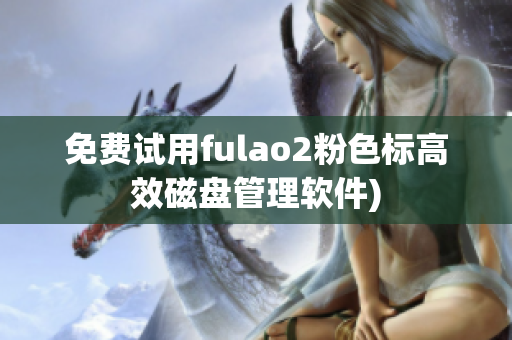免费试用fulao2粉色标高效磁盘管理软件)
