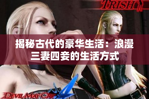 揭秘古代的豪华生活：浪漫三妻四妾的生活方式