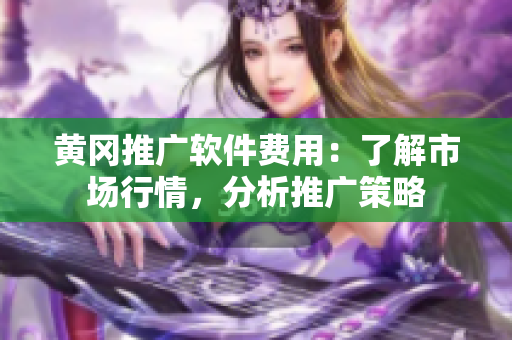 黄冈推广软件费用：了解市场行情，分析推广策略