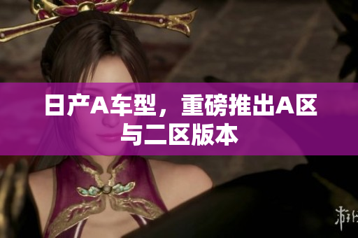 日产A车型，重磅推出A区与二区版本