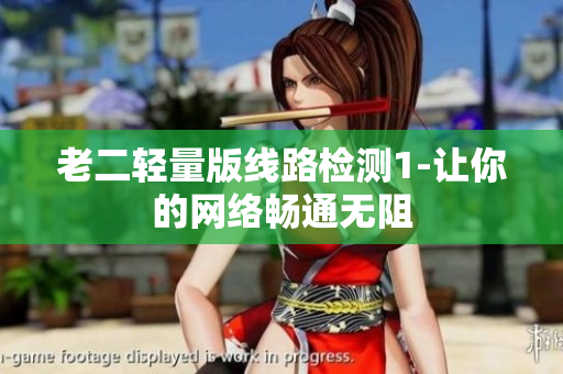 老二轻量版线路检测1-让你的网络畅通无阻