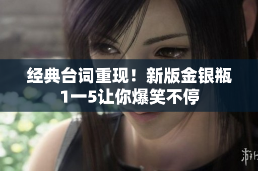 经典台词重现！新版金银瓶1一5让你爆笑不停