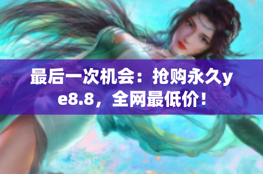 最后一次机会：抢购永久ye8.8，全网最低价！