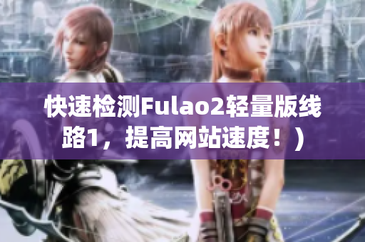 快速检测Fulao2轻量版线路1，提高网站速度！)
