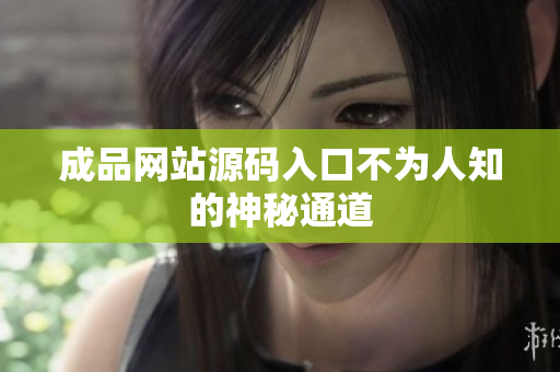 成品网站源码入口不为人知的神秘通道