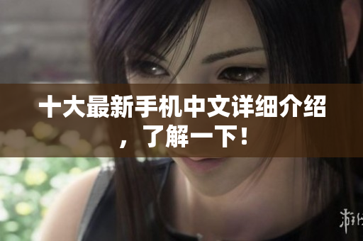 十大最新手机中文详细介绍，了解一下！