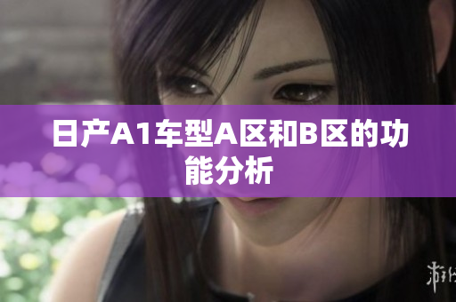 日产A1车型A区和B区的功能分析