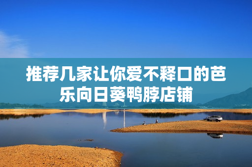 推荐几家让你爱不释口的芭乐向日葵鸭脖店铺