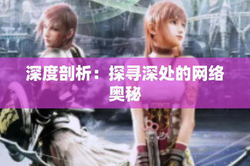 深度剖析：探寻深处的网络奥秘