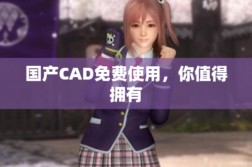 国产CAD免费使用，你值得拥有