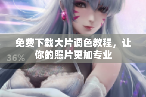 免费下载大片调色教程，让你的照片更加专业