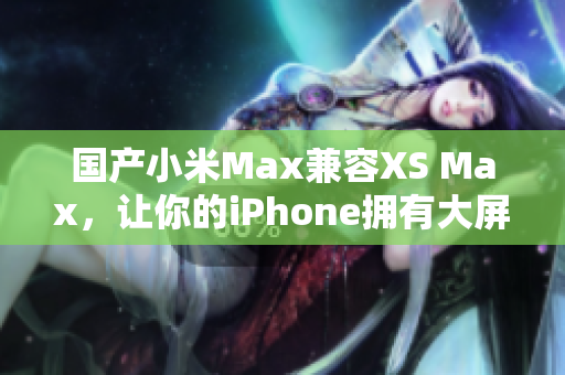国产小米Max兼容XS Max，让你的iPhone拥有大屏幕体验