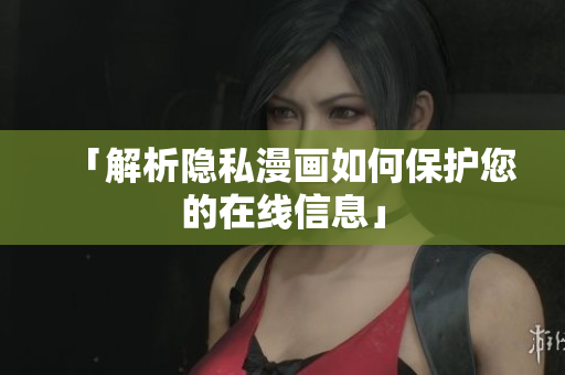 「解析隐私漫画如何保护您的在线信息」