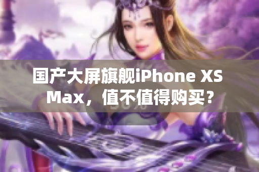 国产大屏旗舰iPhone XS Max，值不值得购买？