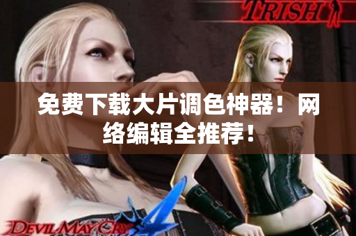 免费下载大片调色神器！网络编辑全推荐！