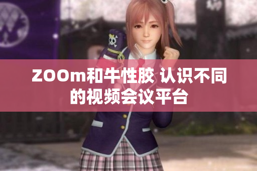 ZOOm和牛性胶 认识不同的视频会议平台