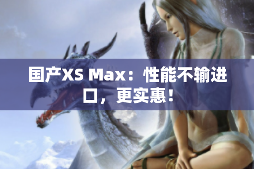 国产XS Max：性能不输进口，更实惠！