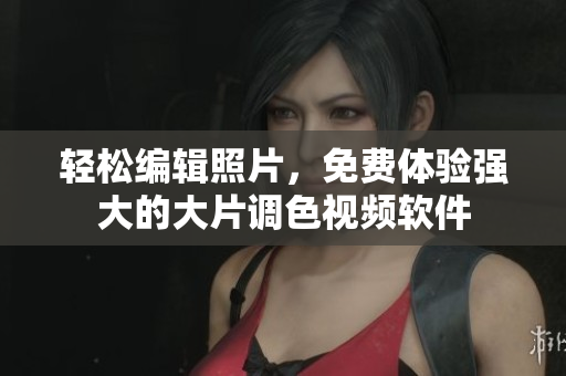 轻松编辑照片，免费体验强大的大片调色视频软件