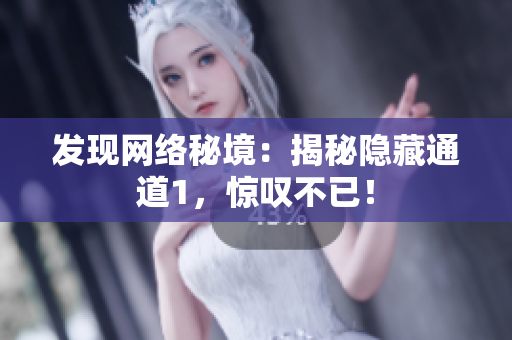 发现网络秘境：揭秘隐藏通道1，惊叹不已！