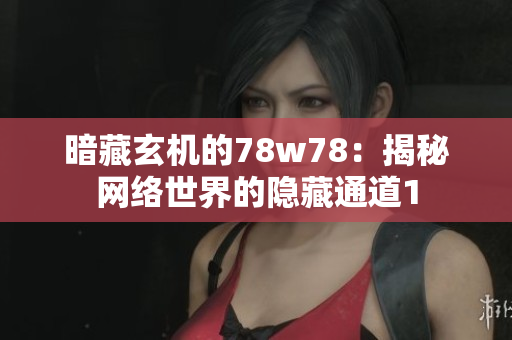 暗藏玄机的78w78：揭秘网络世界的隐藏通道1