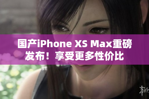 国产iPhone XS Max重磅发布！享受更多性价比