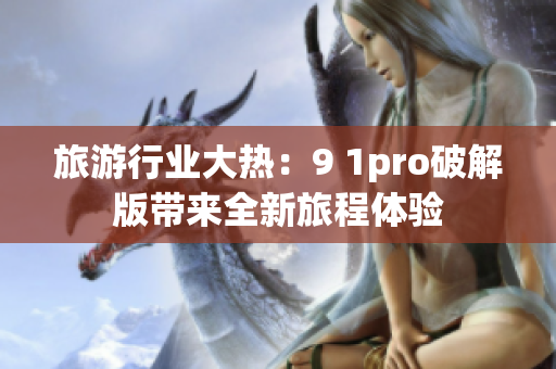 旅游行业大热：9 1pro破解版带来全新旅程体验