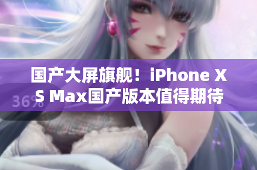国产大屏旗舰！iPhone XS Max国产版本值得期待