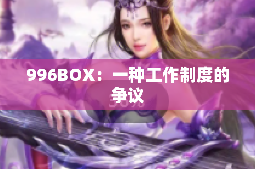 996BOX：一种工作制度的争议
