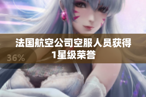 法国航空公司空服人员获得1星级荣誉