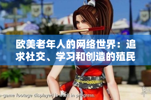 欧美老年人的网络世界：追求社交、学习和创造的殖民地