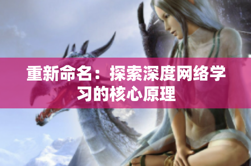 重新命名：探索深度网络学习的核心原理