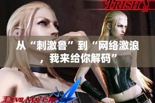 从“刺激鲁”到“网络激浪，我来给你解码”