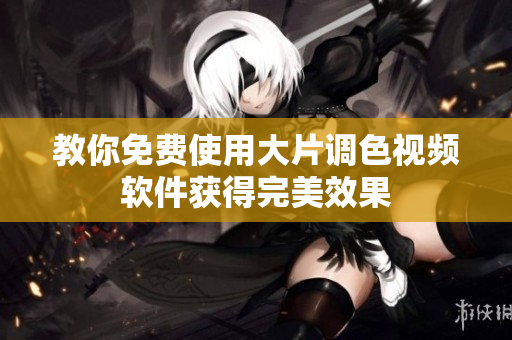 教你免费使用大片调色视频软件获得完美效果