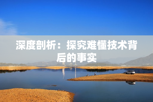 深度剖析：探究难懂技术背后的事实