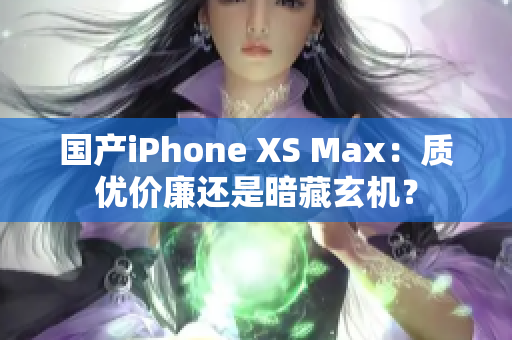 国产iPhone XS Max：质优价廉还是暗藏玄机？