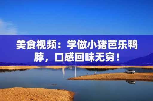 美食视频：学做小猪芭乐鸭脖，口感回味无穷！