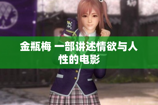 金瓶梅 一部讲述情欲与人性的电影
