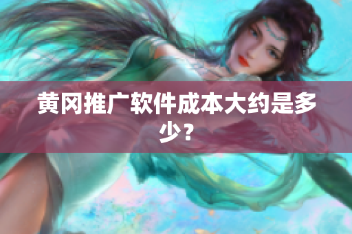 黄冈推广软件成本大约是多少？