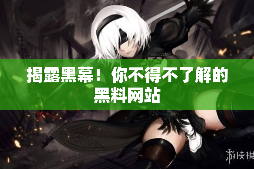 揭露黑幕！你不得不了解的黑料网站