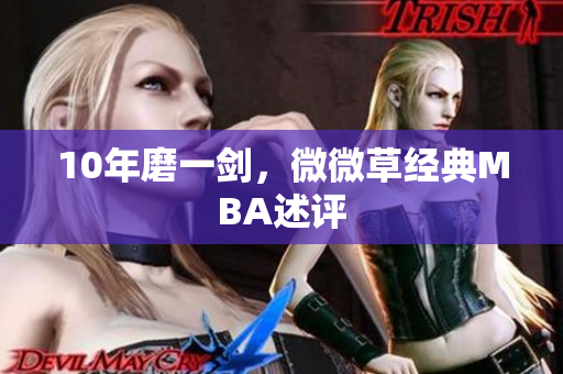10年磨一剑，微微草经典MBA述评