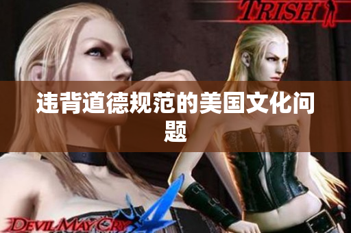 违背道德规范的美国文化问题