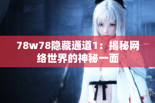 78w78隐藏通道1：揭秘网络世界的神秘一面