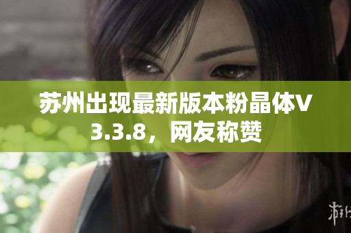 苏州出现最新版本粉晶体V3.3.8，网友称赞