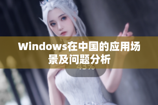 Windows在中国的应用场景及问题分析