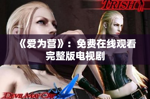 《爱为营》：免费在线观看完整版电视剧